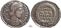   Constantius II. AR Siliqua - VOTIS MVLTIS in wreath - RIC 207  270,00 EUR  + 14,00 EUR frais d'envoi
