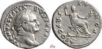   Vespasianus Denarius - PON MAX TR P COS V - RIC 702  325,00 EUR  + 14,00 EUR frais d'envoi