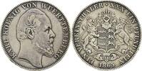 W&uuml;rttemberg Vereinstaler 1865 Karl 1864-1891 selten, sehr sch&ouml;n 250,00 EUR  + 8,00 EUR frais d'envoi