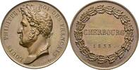 Frankreich Bronzemedaille Louis Philippe 1830-1848. -