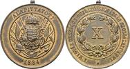 Ungarn Tragbare, bronzene Prämienmedaille Franz Josef I. 1848-1916. -
