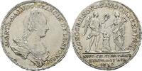 Haus Habsburg Jetonartige Silbermedaille Maria Theresia 1740-1780 -