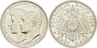 Sachsen-Weimar-Eisenach 3 Mark 1910 A Wilhelm Ernst 1901-1918 minimaler Randfehler, TTB-SUP / SPL