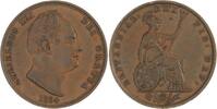 Großbritannien Cu Halfpenny William IV. 1830-1837. -