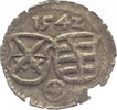 Sachsen-Kurfürstentum Einseitiger Pfennig Johann Friedrich und Moritz 1541-1547. -