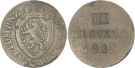 Nassau 3 Kreuzer Wilhelm 1816-1839. -