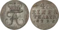 Anhalt-Bernburg 1/48 Taler Friedrich Albrecht 1765-1796. -