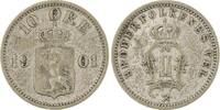 Norwegen 10 Öre 1 Oscar II. 1872-1905. -