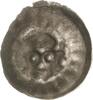 Mecklenburg Hohlpfennig Zeitraum um 1300-1500. -