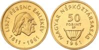 Ungarn 50 Forint Gold 1961 Volksrepublik 1949-1989. Fast Stempelglanz 525,00 EUR  + 10,00 EUR frais d'envoi