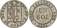 Schweiz-Genf, Stadt Sol 1825 Fast Stempelglanz 50,00 EUR  + 10,00 EUR frais d'envoi