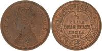 Asien-Indien-Dhar Cu 1/2 Pice 1887 Vorz&uuml;glich + 250,00 EUR  + 10,00 EUR frais d'envoi