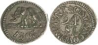 Britische Kolonien-Ceylon 24 Stivers 1808 George III. 1760-1820. Vorz&uuml;gl... 750,00 EUR  + 10,00 EUR frais d'envoi