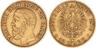 Baden 10 Mark Gold Friedrich I. 1856-1907. -