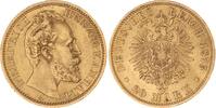 Anhalt 20 Mark Gold Friedrich I. 1871-1904. -