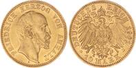 Anhalt 10 Mark Gold Friedrich I. 1871-1904. -