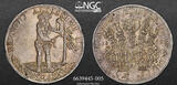 TALER 1692 RB Brunswick-Wolfenbuttel, Rudolph Augustus & Anton Ulrich. Silver Thaler Coin. NGC AU 55