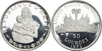 HAITI 50 Gourdes 1973 Woman with Child. Mintage: 5,853pcs! Proof