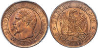 France 5 Centimes 1853 A Napoleon III. PCGS MS64 RB