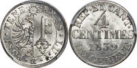 Switzerland-Geneva 4 Centimes -