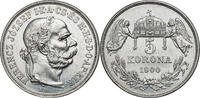 HUNGARY 5 Korona Francis Joseph I. Original Strike! -