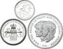 Great Britain/St.Helena & Ascension 25 Pence + 1 & 2 Pounds -