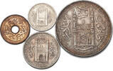 INDIA-Hyderabad 2 Pai, 2 & 4 Annas, Rupee (4pcs) 1945-1949 Mir Osman Ali... 110,00 EUR79,00 EUR  + 15,00 EUR frais d'envoi