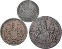 India (British) 5, 10 & 20 Cash (3pcs) 1803/1808 Madras Presidency. Sch&ouml;... 52,00 EUR39,00 EUR  + 10,00 EUR frais d'envoi