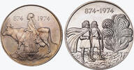 ICELAND 500 Kronur, 1000 Kronur Silver 500 & 1000 Kronur Coins Set. 1100th Anniversary of 1st Settlement. 2pcs! -