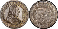 AUSTRIA TALER Austria, Archduke Ferdinand Charles. Silver Thaler Coin. Hall! -