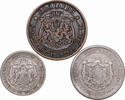 BULGARIA 10 Stotinki, 1 Lev & 2 Leva (3pcs!) Alexander I. -