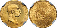 AUSTRIA 10 Corona Franz Josef I. Gold 10 Corona Coin. -