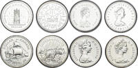 CANADA $1 (4pcs) 1977/1978/1979/1980 Silver Jubliee, Commonwealth Games,... 135,00 EUR119,00 EUR  + 15,00 EUR frais d'envoi