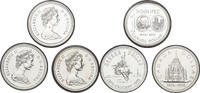 CANADA $1 (3pcs) 1974/1975/1976 Parliamentary Library, Calgary, Winnipeg... 105,00 EUR89,00 EUR  + 15,00 EUR frais d'envoi
