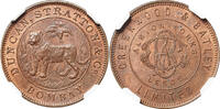 INDIA 1/2 Rupee (Trial Token) 1905 Duncan, Stratton & Co. NGC MS 63 BN 550,00 EUR489,00 EUR  + 20,00 EUR frais d'envoi