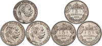 HUNGARY 5 Korona (3pcs) 1900/1907/1908 Francis Joseph I. Silver 5 Korona... 250,00 EUR195,00 EUR  + 15,00 EUR frais d'envoi