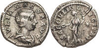 Römische Kaiserzeit Denar Empress Julia Maesa (grandmother of Elagablus). -