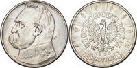 POLAND 10 Zlotych 1936 Jozef Pilsudski. fast Vzgl. 95,00 EUR79,00 EUR  + 15,00 EUR frais d'envoi