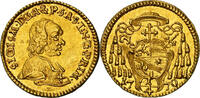 AUSTRIA-SALZBURG 1/4 Ducat Sigismund Graf von Schrattenbach. Gold 1/4 Ducat Coin. -