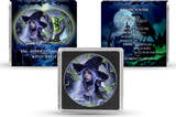 1 USD USA Halloween 2024 Witch Spells Silver Coin 1 oz Silver 999 American Eagle Color Brillant uncirculated