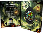 USA 1 USD Pièce en argent 1 oz ASE - Halloween 2024 - Ruthénium - Couleur Non circulé