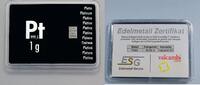 Deutschland Platinum bar 1 gram ESG platinum 999.5 -