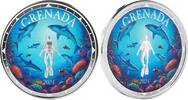 Karibik Inseln 2 Dollar 2024 Pièce d'argent 1 oz Caraïbes orientales EC8... 84,95 EUR  + 8,49 EUR frais d'envoi