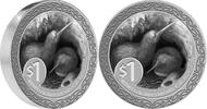 Neuseeland 1 NZD 2025 Pièce d'argent 1 oz Kiwi 2025 Specimen Finish blis... 79,50 EUR  + 8,49 EUR frais d'envoi
