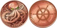USA Médaille de cuivre 5 oz The Kraken Reverse Proof Glow in the Dark Copper Medal -