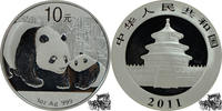 China 10 Yuan 10 Yuan 2011 - Panda mit Baby -