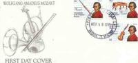 Unbekannt St.Vincent-Bequia 1991 - 200.Todestag von W.A.Mozart FDC -
