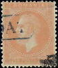 Rumänien Rumänien o 1872 1./13. Okt Freimarke 25 Bani Fürst Karl I. im Kreise -