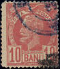 Rumänien Rumänien o 1885 10 Bani Freimarke König Karl I. -