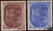 Rumänien Rumänien ** 1943, 16+24 Lei, 2 Werte Sportwoche -